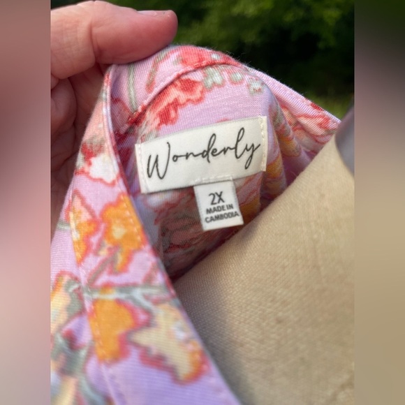 Wonderly Pink Floral Long Sleeve Dress - Picture 5 of 9